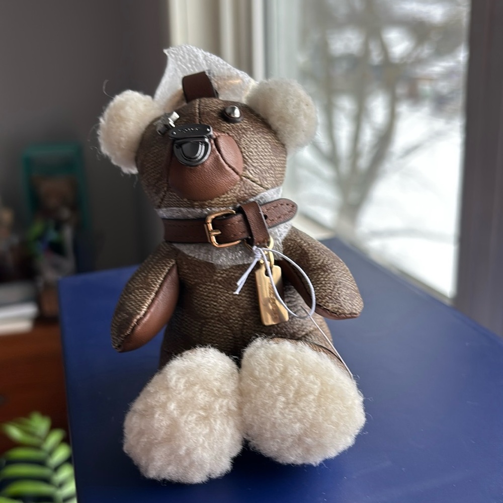 Cutest Coach Bear keychain